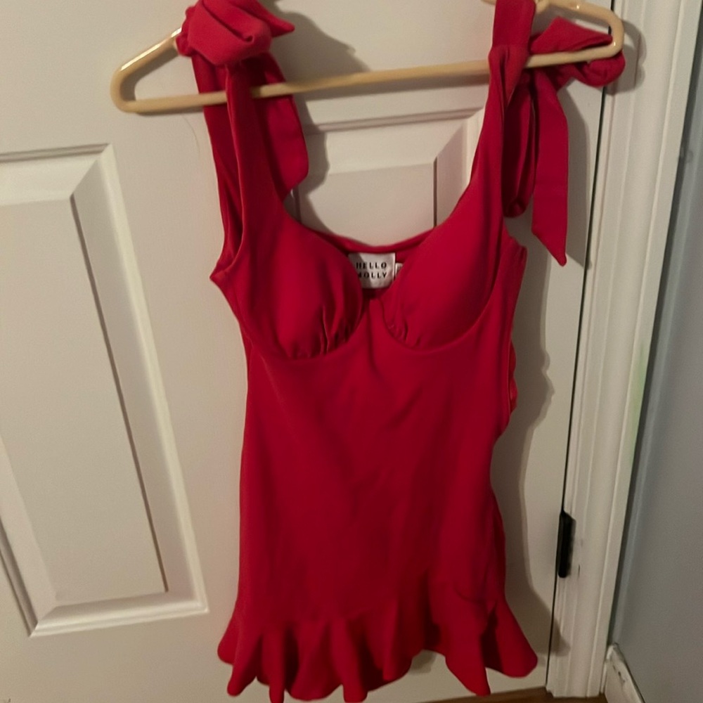 hello molly red dress